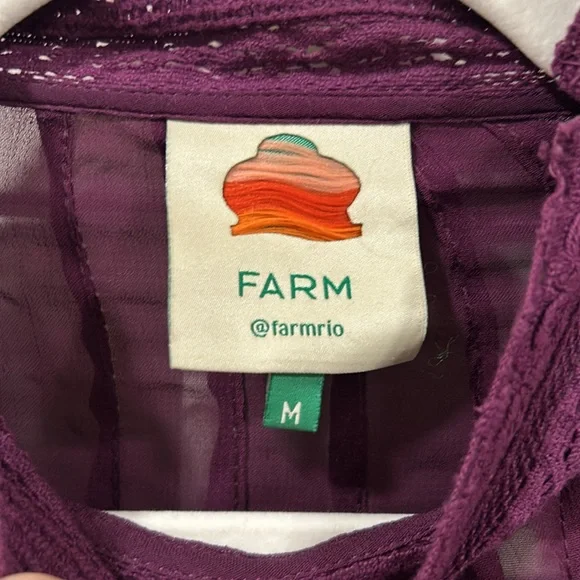 Farm Rio Ruffle Top MEDIUM - Picture 4 of 4